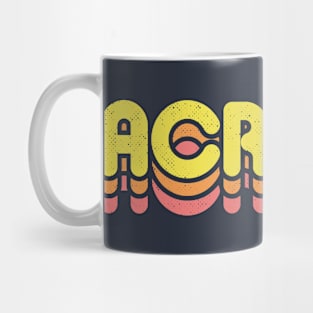 Retro Acroski Mug